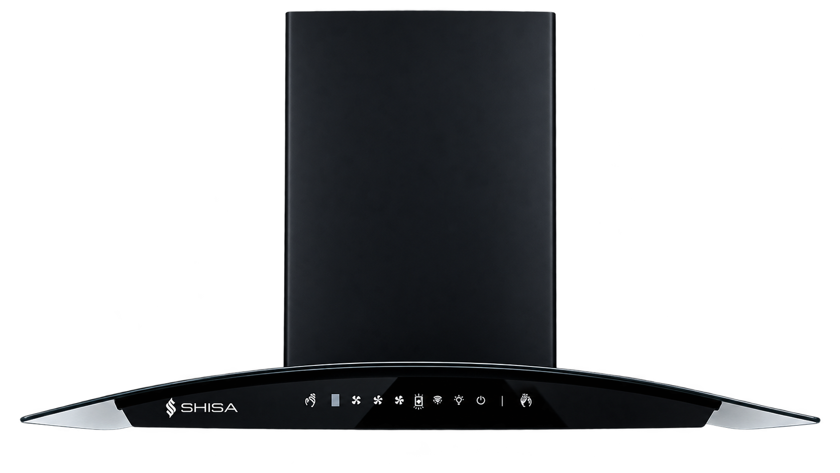 Shisa SH105C60BLACMS1500 60 cm kitchen chimney