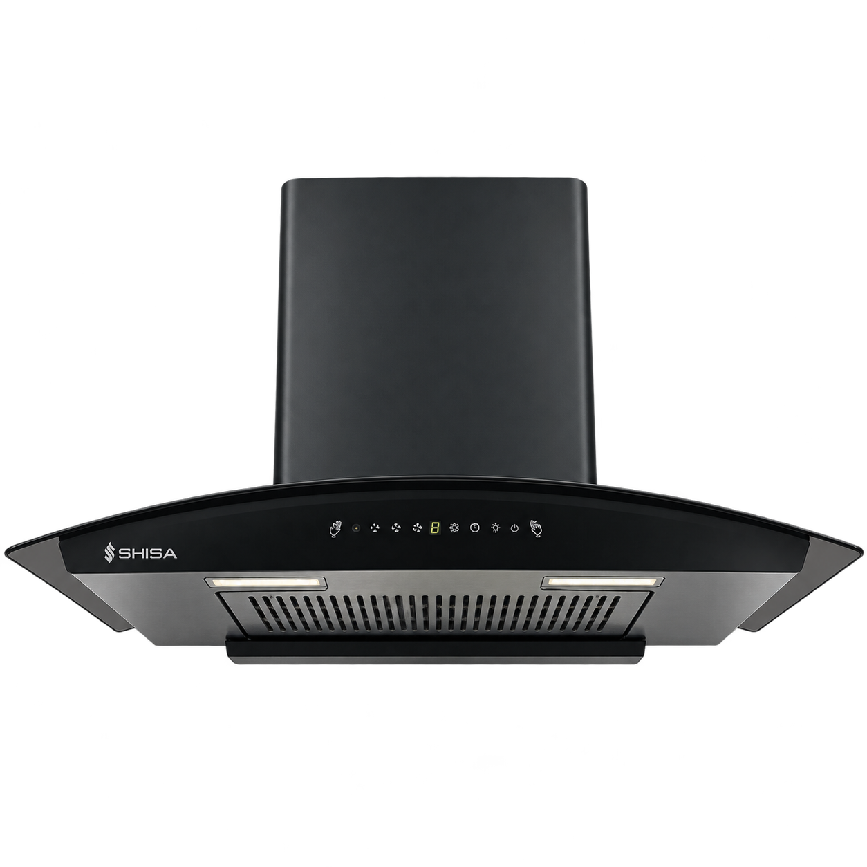 Shisa SH105C90BLACMS1800 90 cm kitchen chimney